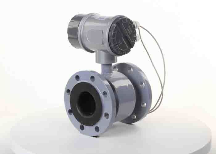 GPRS  Carbon Steel Electromagnetic Water Flow Meter 316 Electrode Sewage Flow