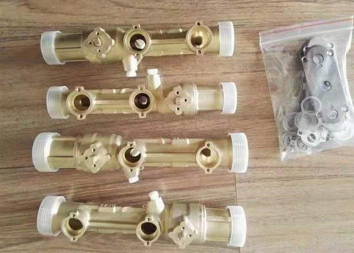 Ultrasonic  Water Meter Components ,  DN15 Brass Water Meter Body