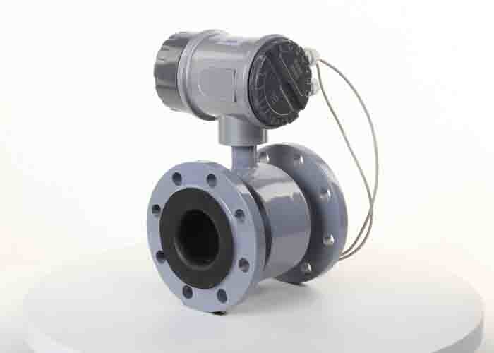 GPRS  Carbon Steel Electromagnetic Water Flow Meter 316 Electrode Sewage Flow